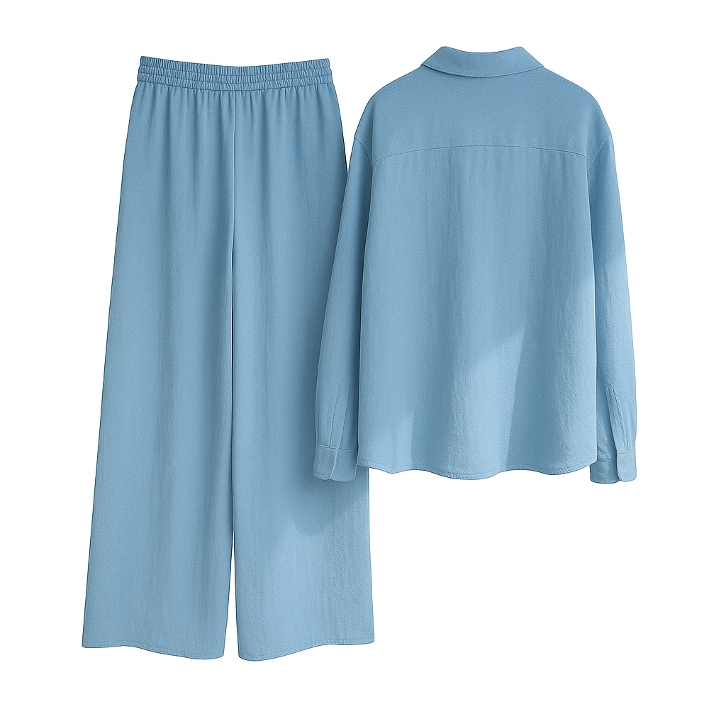 Pure Bliss Co ord Set (BLUE)