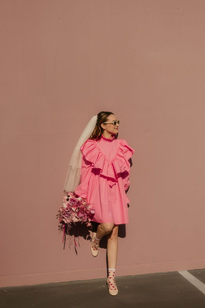 THE CANDY BLOOM RUFFLE DRESS