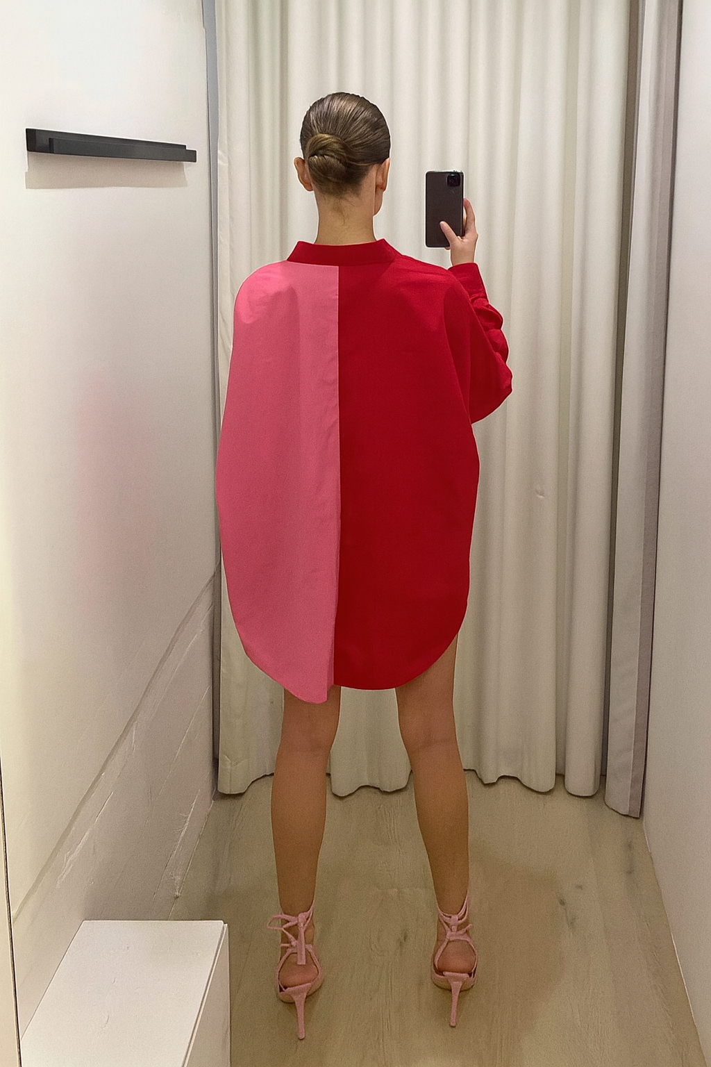 Candy Rush Color Block Oversized Shirt