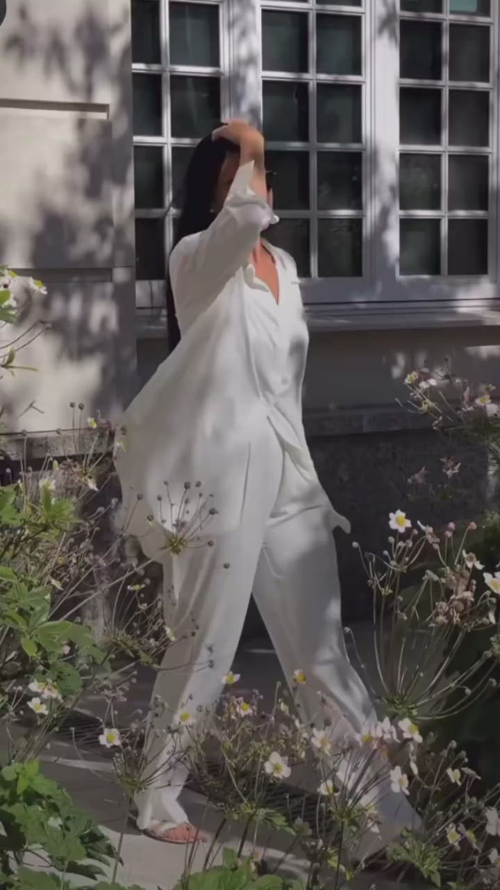 Pure Bliss Co ord Set (WHITE)